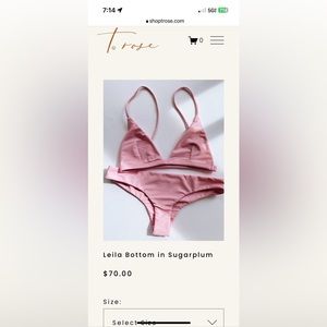 Trose bikini set!! Like new condition, only worn to try on. Great quality/brand